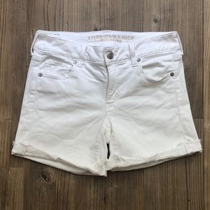American Eagle White Shorts